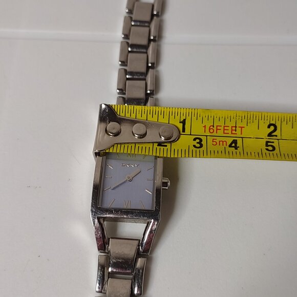 Light Blue And Silver Tone DKNY Watch With Metal Band - Picture 12 of 13
